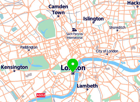 carte de Londres par Mappy