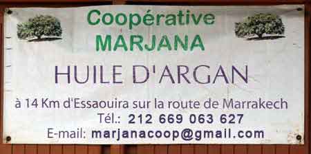 Coopérative féminine Marjana pour l'extraction de l'huile d'argan