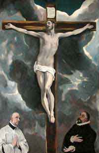 christ en croix du Greco