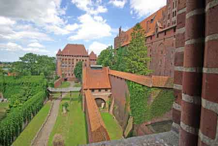 Chateau suprieur de Malbork Pologne - Marienburg  