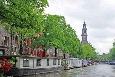 Croisire sur les canaux Amsterdam Prinsengracht