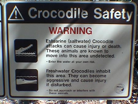 Australie Kakadu national park  Maguk  crocodiles