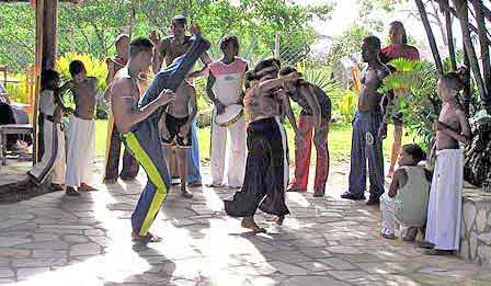 Brsil  Bahia Itaparica capoeira