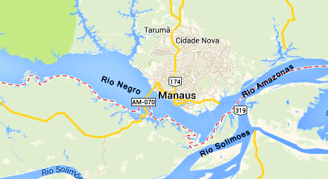 carte de Manaus