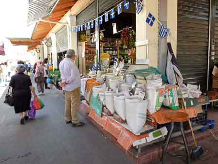 marché traditionnel de Corfou