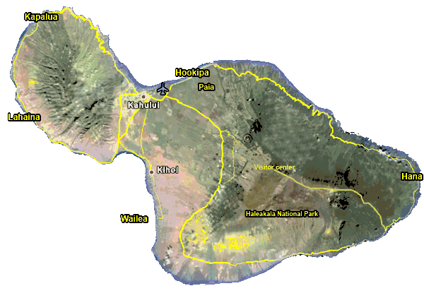 carte de maui Hawaii