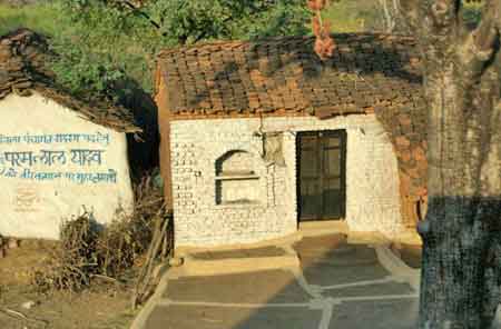 Inde Orchha  maison Gwalior  