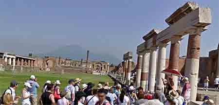 les ruines de Pompei 