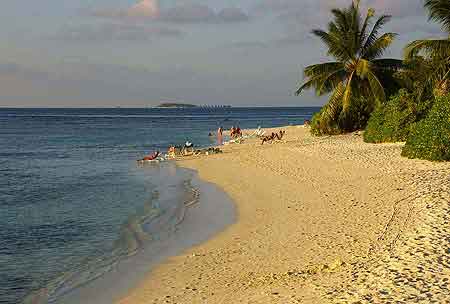 plage idylique  Bandos Maldives