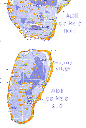 carte de l'atoll mal sud