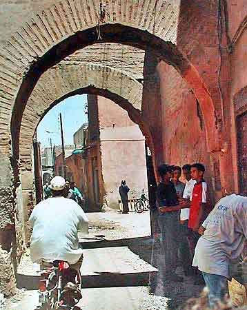 rue de la mdina de Marrakech