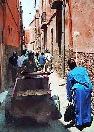 rue de la mdina de Marrakech