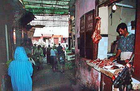 souk des bouchers de Marrakech