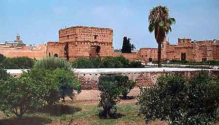 esplanade du palais El Baadi  Marrakech