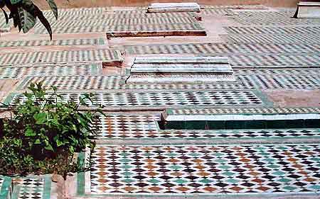 les tombeaux Saadiens  Marrakech