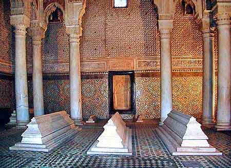 les tombeaux Saadiens  Marrakech