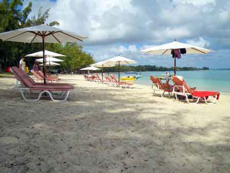 plage de Mont Choisy  l'ile Maurice