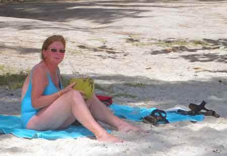 plage de Mont Choisy  l'ile Maurice