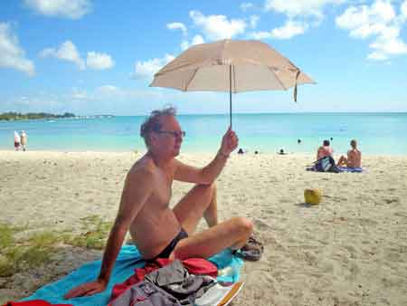 plage de Mont Choisy  l'ile Maurice