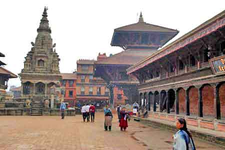 Durbar Square Bhaktapur valle de Katmandou Npal