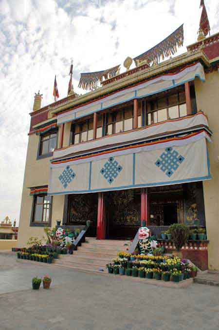  monastère tibétain de Kopan à Bodnath Nepal