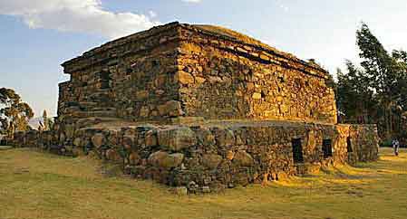 Pérou  Wilcahuain  temple Rickwai  