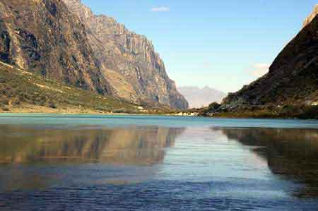 Pérou lac Chinancocha, mont Huascaran 