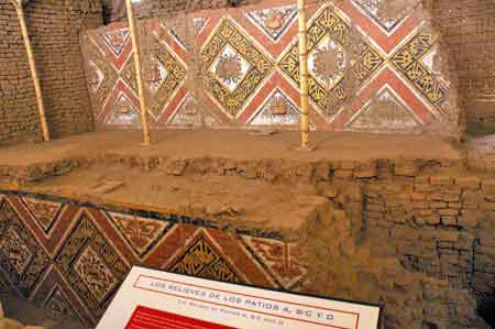 Pérou Temples de la lune et du soleil culture Moche