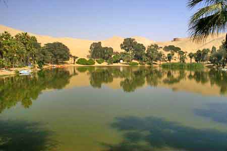 Pérou Huacachina la lagune oasis les dunes 