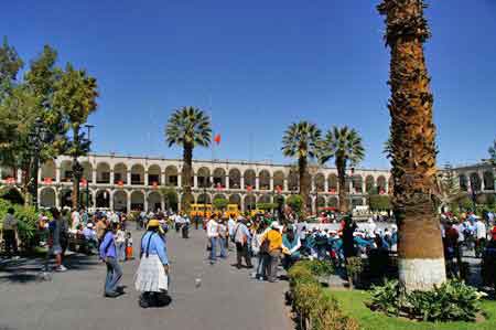 Pérou  Aréquipa Plaza de armas