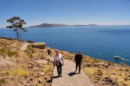 Pérou  Lac Titicaca Isla Taquile 