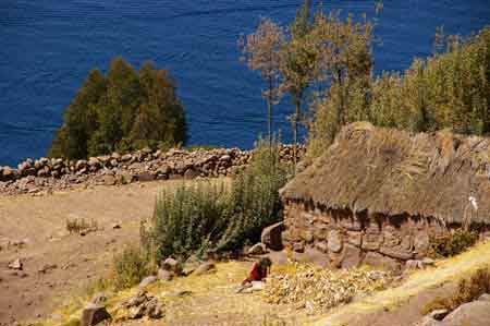 Pérou  Lac Titicaca Isla Taquile 