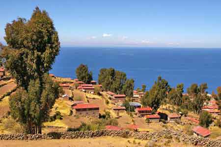 Pérou  Lac Titicaca Isla Taquile 