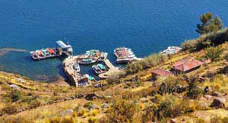 Pérou  Lac Titicaca Isla Taquile 