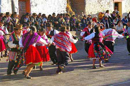 Pérou  lac Titicaca, l'île Amantani 