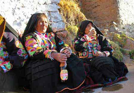 Pérou  lac Titicaca, l'île Amantani 