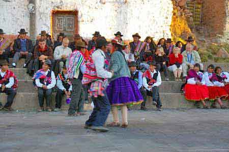 Pérou  lac Titicaca, l'île Amantani 