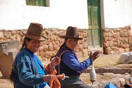 Pérou Chinchero village Inca  