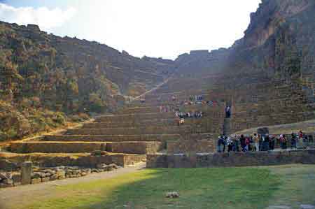 Pérou forteresse d' Ollantaytambo  