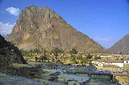 Pérou forteresse d' Ollantaytambo  