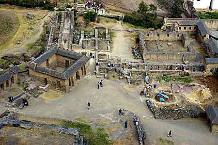 Pérou forteresse d' Ollantaytambo  