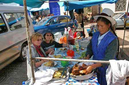 Pérou  le marché de Pisac  