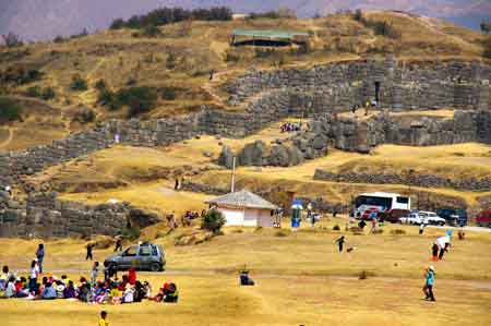 Pérou forteresse SaqsayHuaman défense de la capitale Inca  