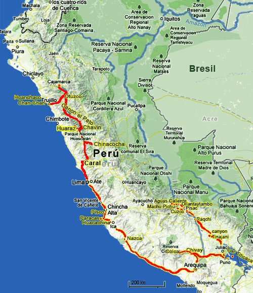 circuit au Pérou