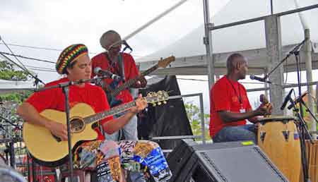 Reggae au Sakifo Saint Pierre de  la Runion 