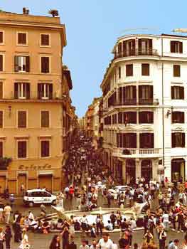 piazza di spagna, place d'Espagne Rome