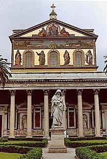 Rome, la basilique San Paolo Fuori le Mura, Saint Paul hors les murs 