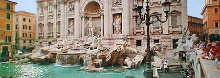 la fontaine de Trevi a Rome