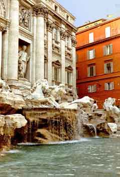 la fontaine de Trevi a Rome