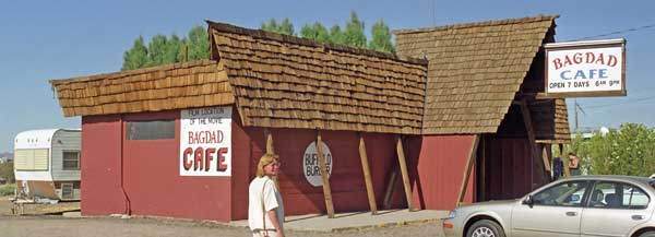 bagdad caf Route 66 desert de Mojave Californie